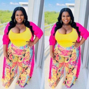 BRAND NEW Medusa Wide Leg Pants